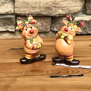 Reindeer Salt & Pepper Shakers